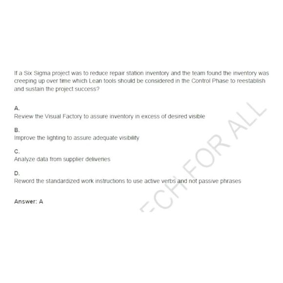 Printout CSSBB Certified Six Sigma Black Belt Exam Study Guide - Picture 2 of 6